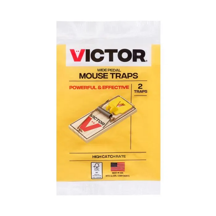 Victor Small Snap Trap For Mice 2 pk (Pack of 36)