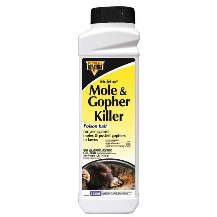 Bonide Moletox II Toxic Bait Granules For Gophers and Moles 1 lb 1 pk (Pack of 12)