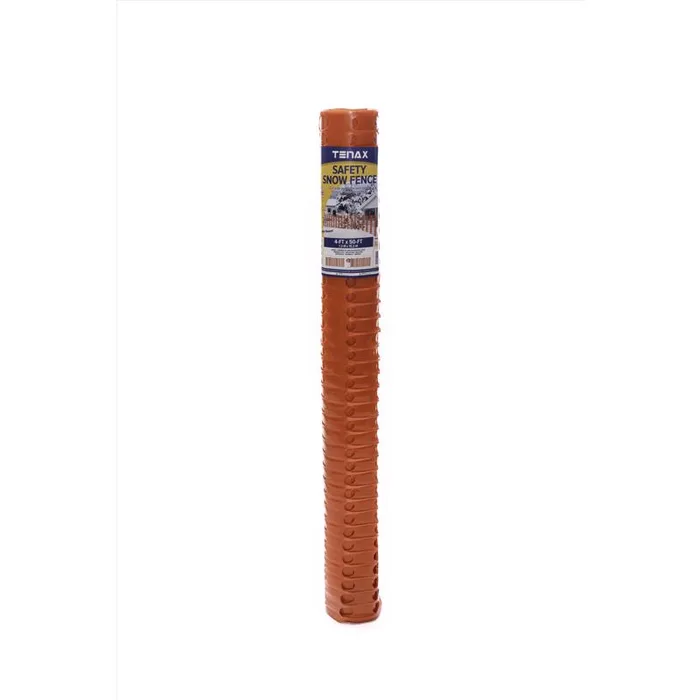 Tenax 4 ft. H X 50 ft. L Polyethylene Snow Safety Fencing Orange