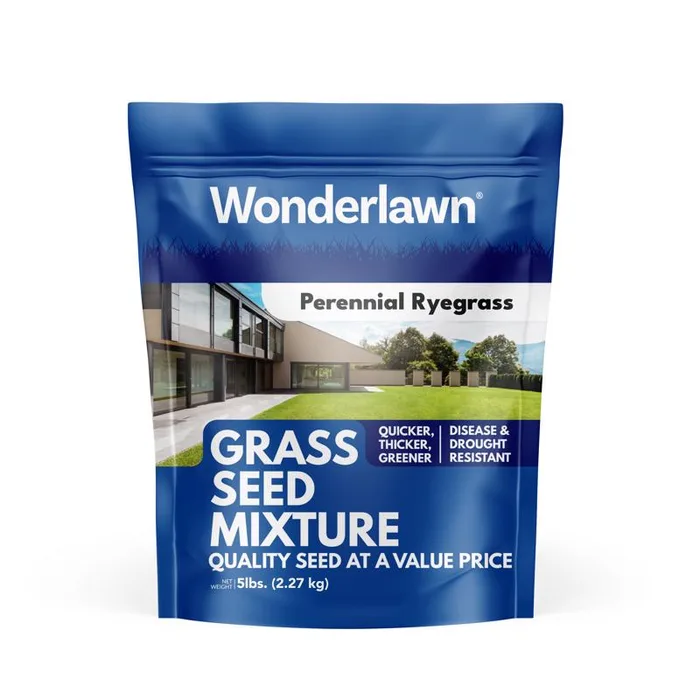Barenbrug Wonderlawn Perennial Ryegrass Partial Shade/Sun Grass Seed 5 lb