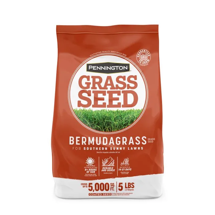 Pennington Penkoted Bermuda Grass Full Sun Grass Seed 5 lb