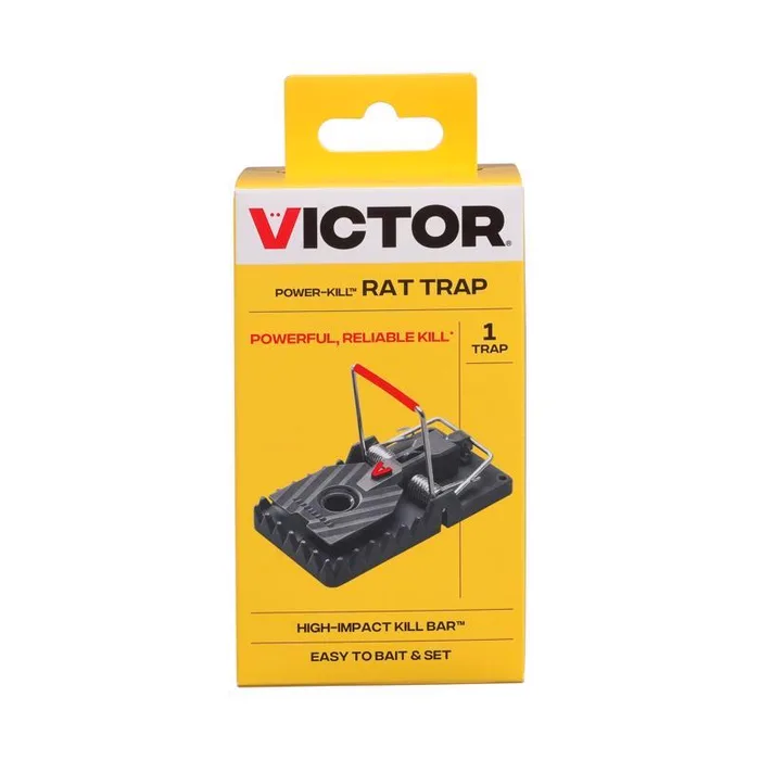 Victor Power-Kill Medium Snap Trap For Rats 1 pk (Pack of 6)