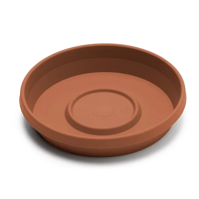 Bloem Terra 2.8 in. H X 17 in. W X 17 in. D X 17 in. D Resin Traditional Plant Saucer Terra Cotta