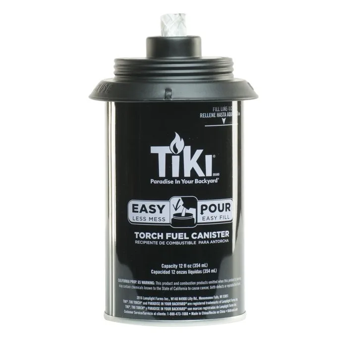 TIKI Easy Pour Citronella Torch Fuel Black 12 oz (Pack of 4)