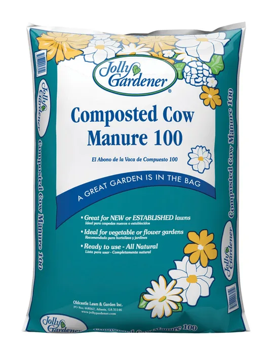 Jolly Gardener Organic Cow Manure 0.75 cu ft 40 lb