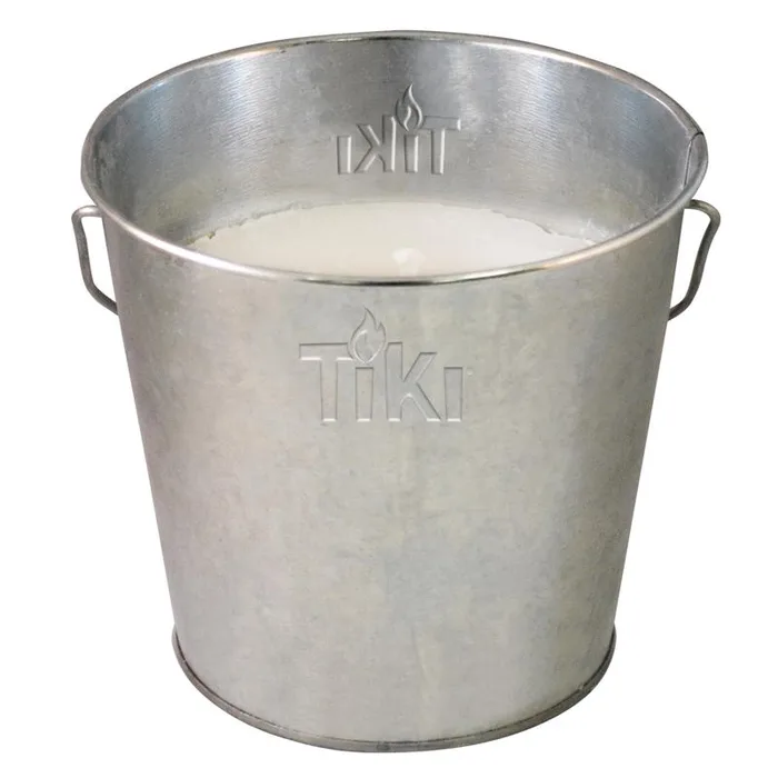 TIKI Citronella Bucket Candle Candle For Mosquitoes 17 oz (Pack of 6)