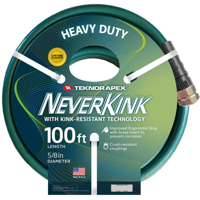 Teknor Apex NeverKink 5/8 in. D X 100 ft. L Heavy Duty Garden Hose