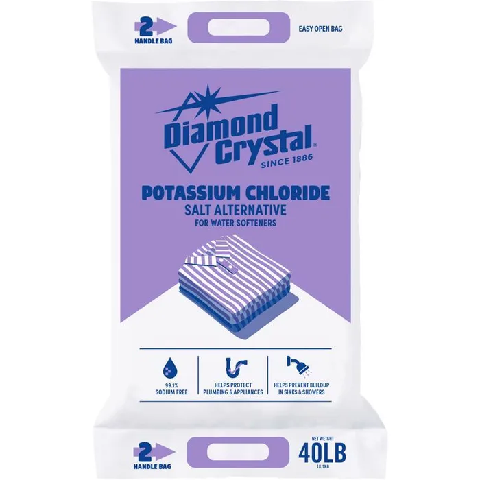 Diamond Crystal Potassium Chloride Crystal 40 lb