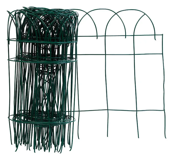 Panacea 20 ft. L X 14 in. H PVC Green Scroll Garden Edging (Pack of 6)