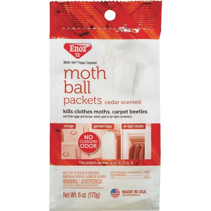 Enoz Moth Balls 6 oz (Pack of 6)