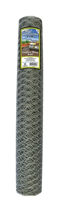 Digger's Root Guard 2 in. H X 25 in. D Silver Coated Wire Gopher Wire Roll