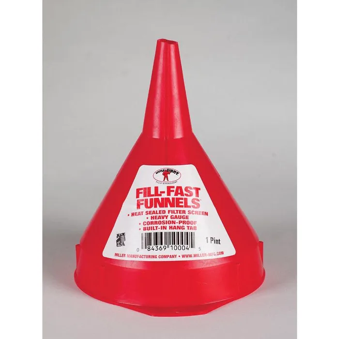 Little Giant Orange 6 in. H Plastic 16 oz Funnel (Pack of 6)
