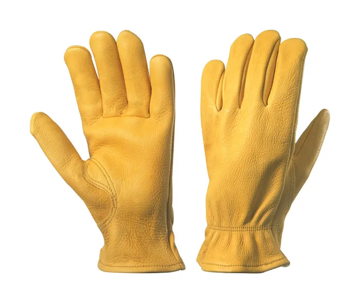 Wells Lamont Men's Driver Gloves Gold L 1 pair