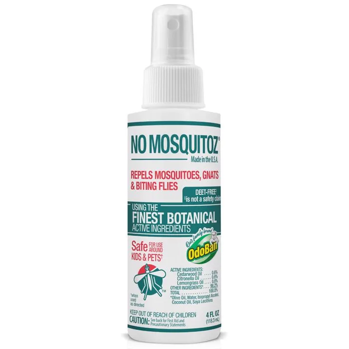 No Natz Organic Insect Repellent Liquid For Mosquitoes/Other Flying Insects 4 oz (Pack of 12)