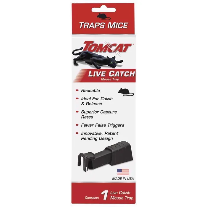 Tomcat Small Live Catch Trap For Mice 1 pk