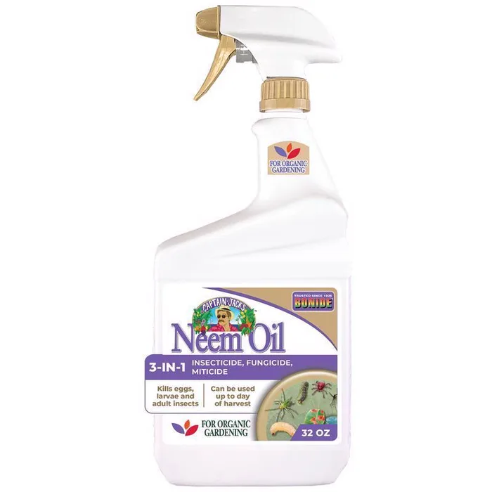 Bonide Captain Jacks Neem Oil Organic Fungicide/Insecticide/Miticide Liquid 32 oz (Pack of 6)
