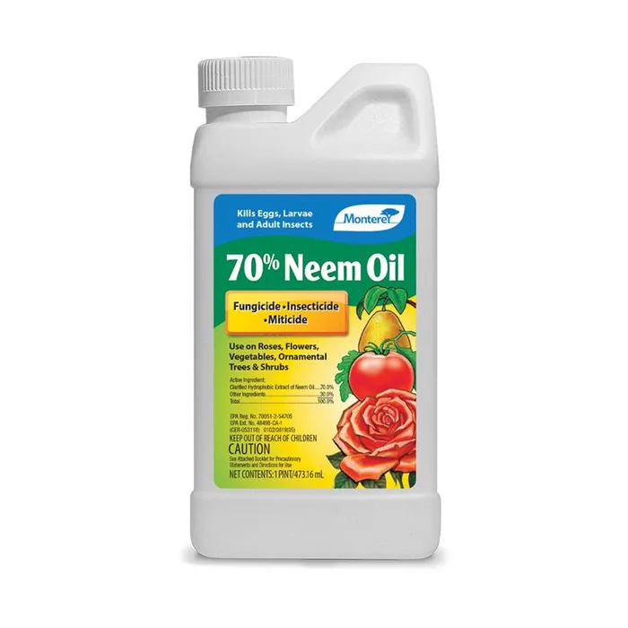 Monterey 70% Neem Oil Organic Insect Killer Liquid Concentrate 1 pt