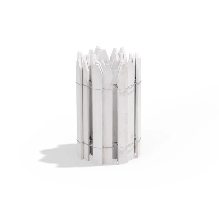 Greenes 144 in. L X 16 in. H Wood White Garden Fence (Pack of 4)