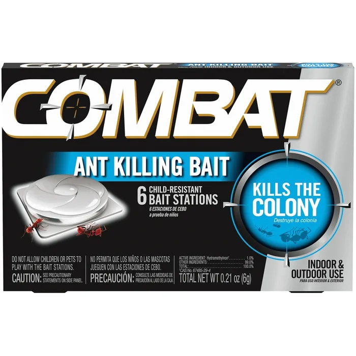 Combat Silver Ant Bait Station 0.21 oz (Pack of 12)