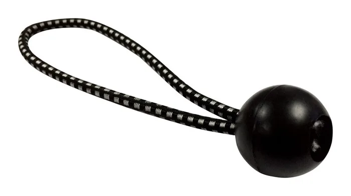 AHC Black Bungee Ball Cord 6 in. L X 0.2 in. 50 lb 1 pk (Pack of 50)