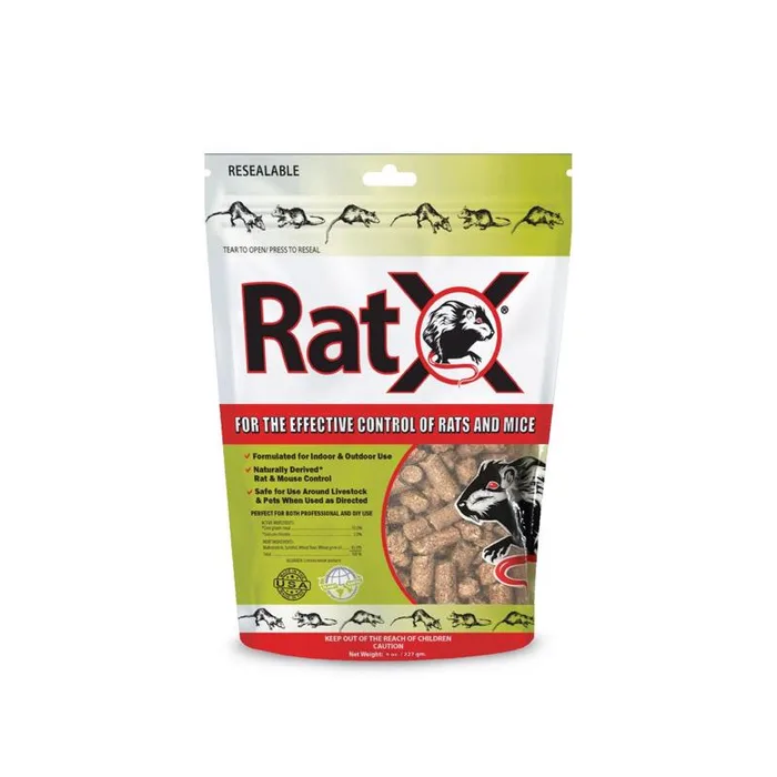 RatX Non-Toxic Bait Pellets For Mice and Rats 8 oz 1 pk (Pack of 6)