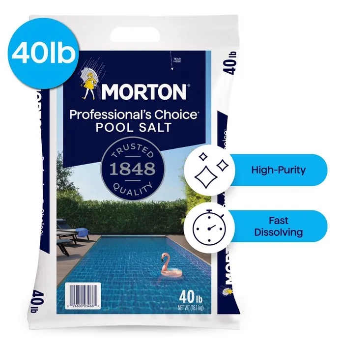 Morton Professionals Choice Granule Pool Salt 40 lb