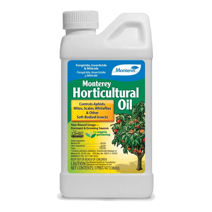 Monterey Horticultural Oil Organic Insect Killer Liquid Concentrate 1 pt