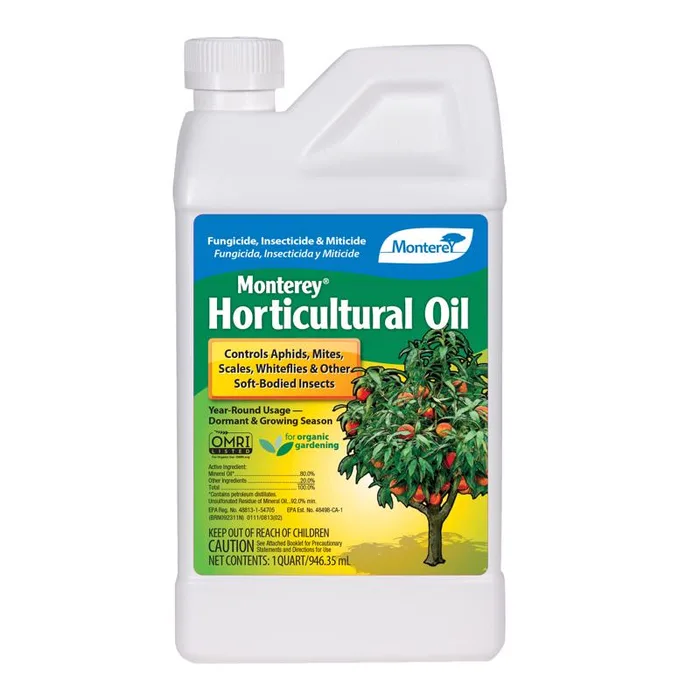 Monterey Horticultural Oil Organic Insect Killer Liquid Concentrate 32 oz