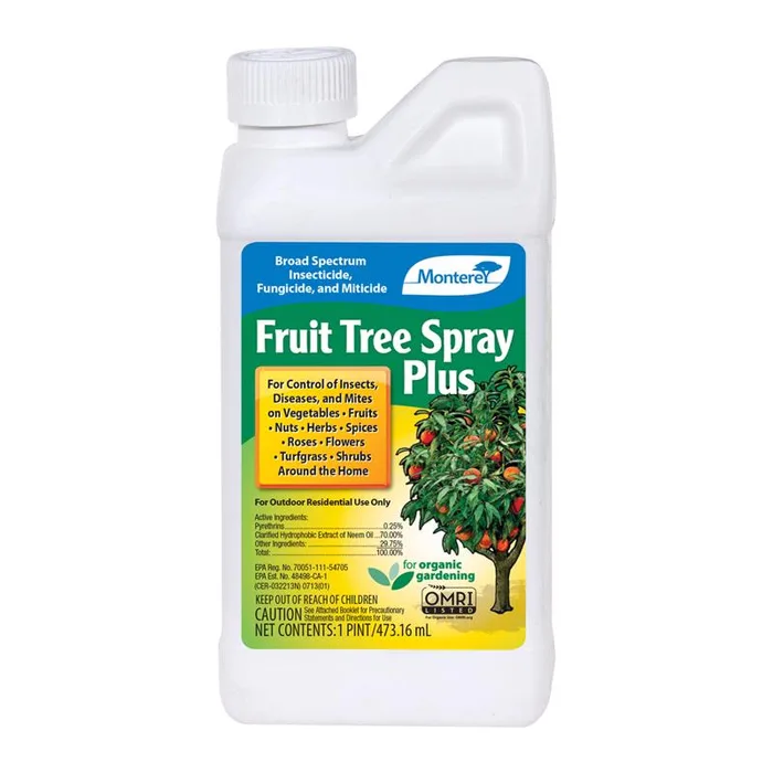 Monterey Fruit Tree Spray Plus Organic Insect Killer Liquid Concentrate 1 pt