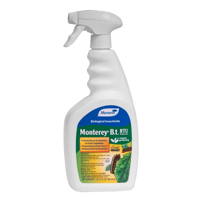 Monterey B.t. RTU Organic Insect Killer Liquid 32 fl. oz. (Pack of 12)