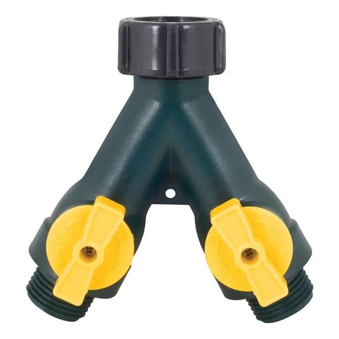 Melnor HiFlo 5/8 in. Plastic Threaded Male/Female 2-Way Shut-off Valve