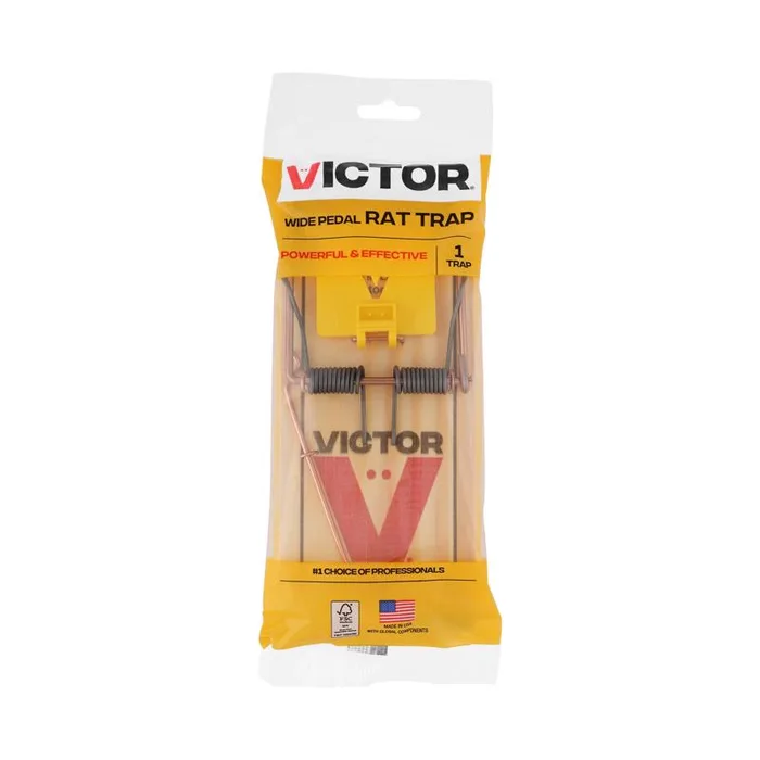 Victor Medium Snap Trap For Rats 1 pk (Pack of 12)