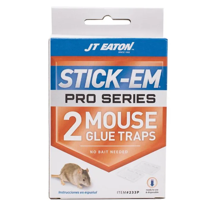 JT Eaton Stick-Em Pro Series Mini Glue Trap For Mice 2 pk (Pack of 24)