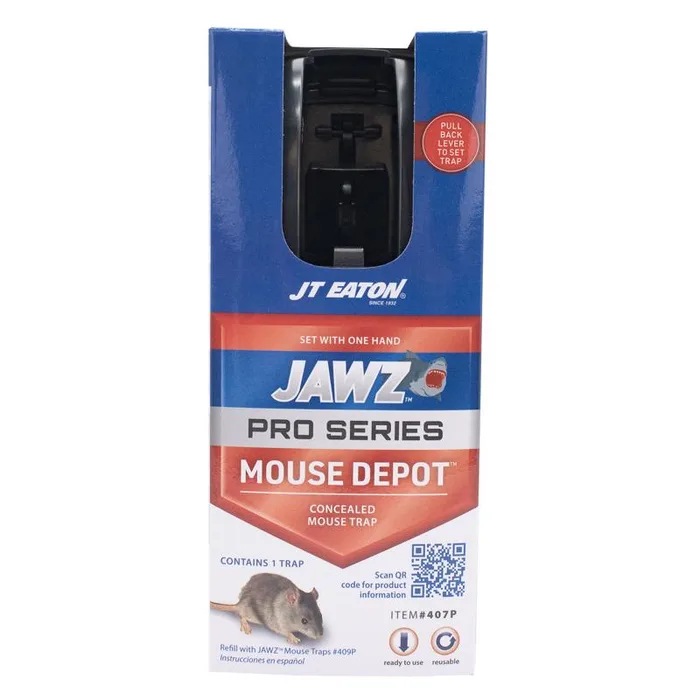 JT Eaton JAWZ Pro Series Small Covered Animal Trap For Mice 1 pk