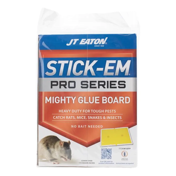 JT Eaton Stick-Em Pro Series Small Glue Board Trap For Insects/Rodents/Snakes 1 pk (Pack of 12)