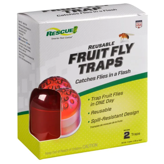 RESCUE! Fruit Fly Trap 0.68 oz (Pack of 5)