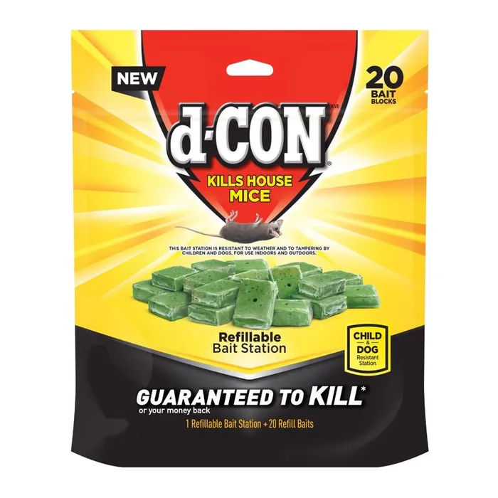 d-CON Bait Station Blocks For Mice