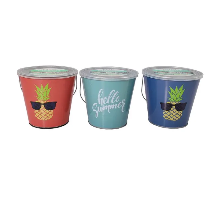 Patio Essentials Citronella Bucket Candle For Mosquitoes/Other Flying Insects 18 oz (Pack of 6)