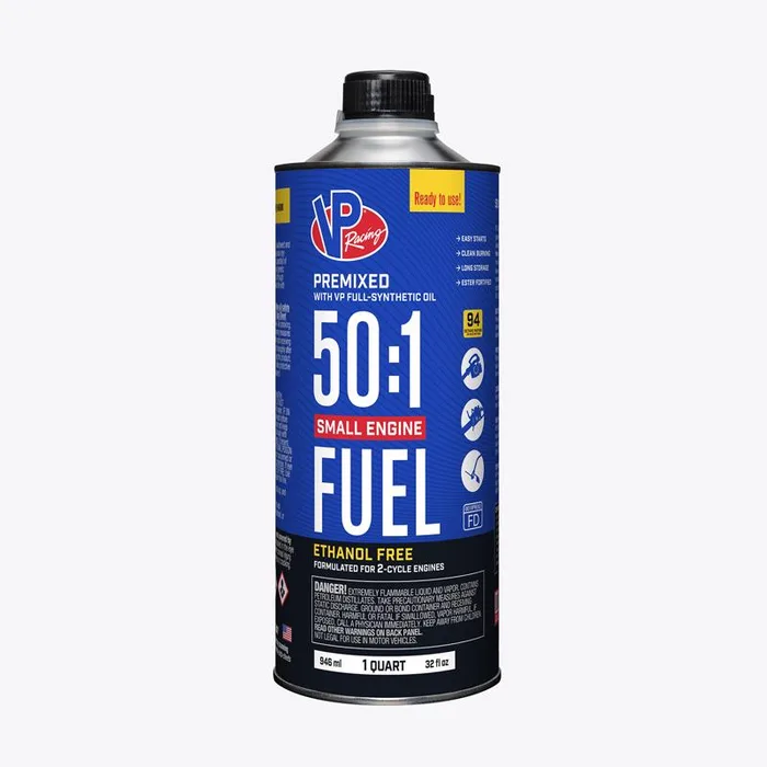 VP Racing Fuels Small Engine Ethanol-Free 2-Cycle 50:1 Pre-Mixed Fuel 1 qt (Pack of 8)