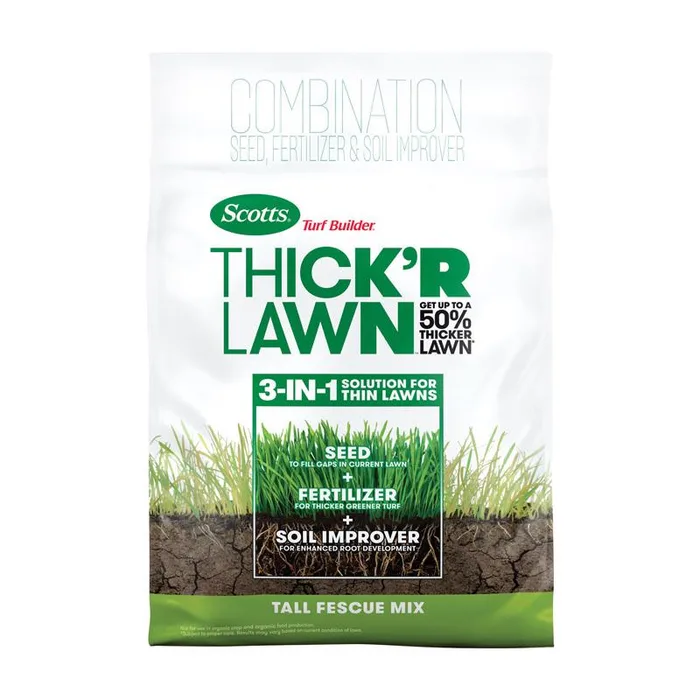 Scotts Turf Builder ThickR Lawn All-Purpose Lawn Fertilizer For Tall Fescue Grass 4000 sq ft