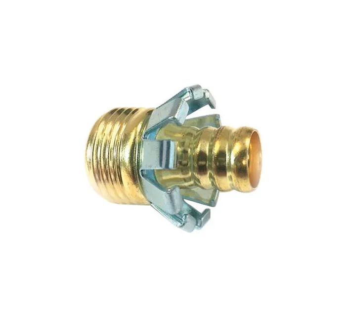 Gilmour 5/8 in. Brass Threaded Male Clinch Coupling (Pack of 10)