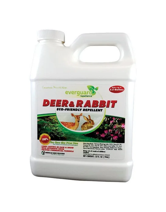 Everguard Repellents Animal Repellent Concentrate For Deer and Rabbits 32 oz (Pack of 6)