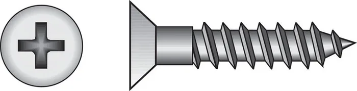 HILLMAN No. 14 X 1 in. L Phillips Zinc-Plated Coarse Wood Screws 100 pk