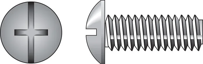 HILLMAN No. 8-32 Ga. X 3/4 in. L Combination Truss Head Zinc-Plated Steel Machine Screws 100 pk