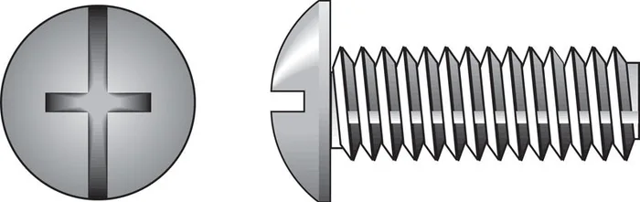 HILLMAN No. 8-32 Ga. X 1-1/4 in. L Combination Truss Head Zinc-Plated Steel Machine Screws 100 pk