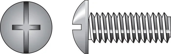 HILLMAN No. 8-32 Ga. X 1-1/2 in. L Combination Truss Head Zinc-Plated Steel Machine Screws 100 pk
