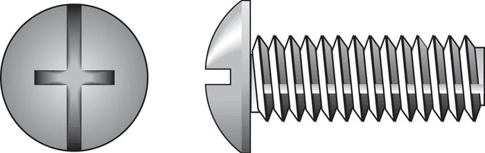 HILLMAN No. 8-32 Ga. X 2 in. L Combination Truss Head Zinc-Plated Steel Machine Screws 100 pk