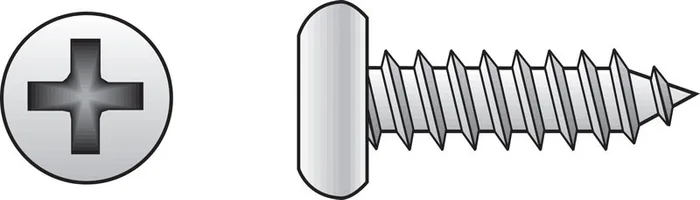 HILLMAN No. 8 Ga. X 2-1/2 in. L Phillips Pan Head Sheet Metal Screws 100 pk