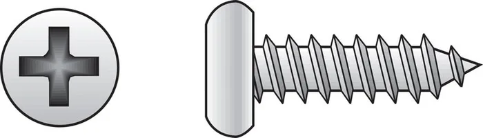 HILLMAN No. 8 Ga. X 3 in. L Phillips Pan Head Sheet Metal Screws 100 pk
