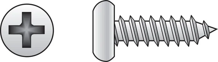 HILLMAN No. 12 Ga. X 3 in. L Phillips Pan Head Sheet Metal Screws 100 pk